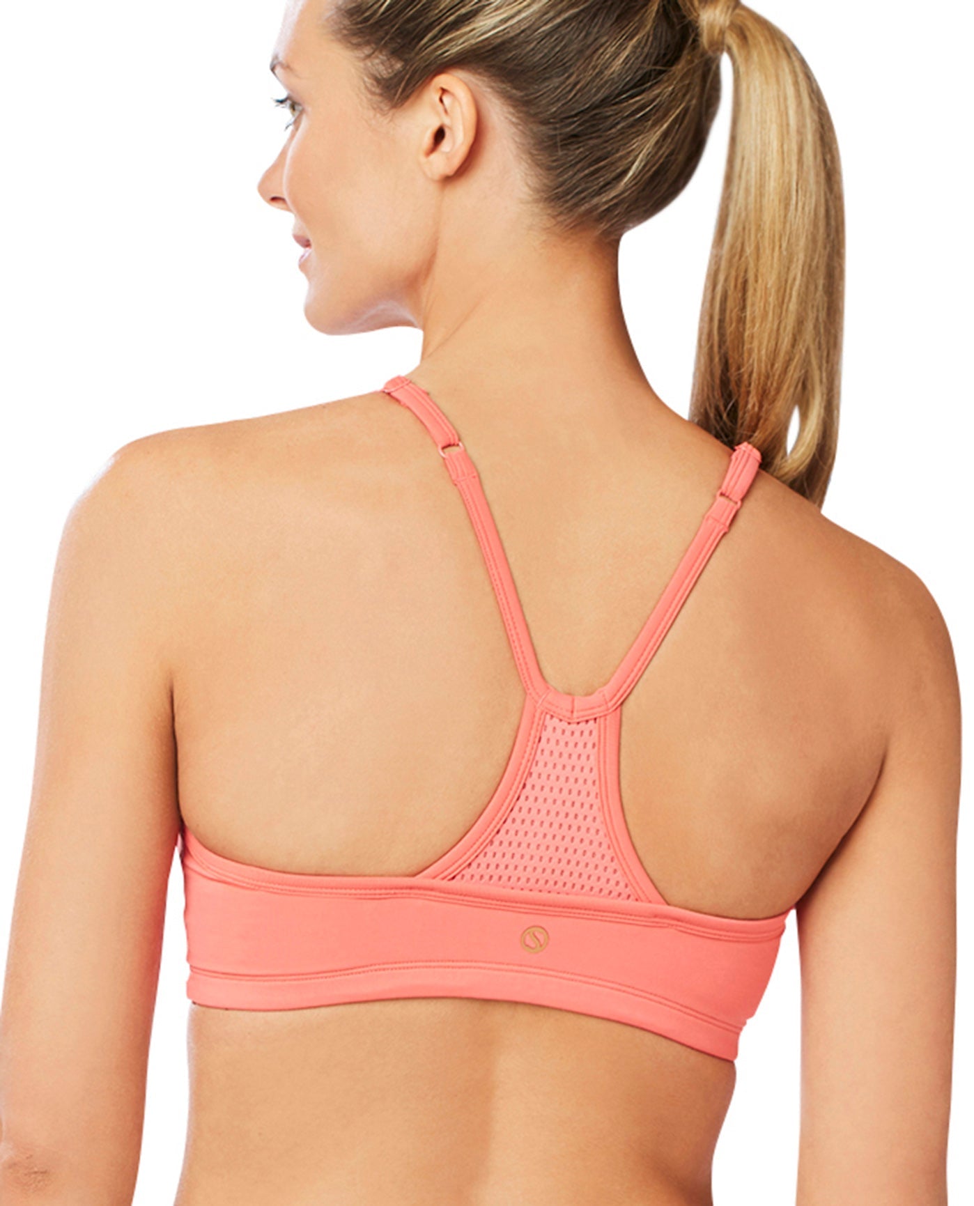 Back View Of Shape Exceed Low Impact Sports Bra | SHA Rose of Sharon