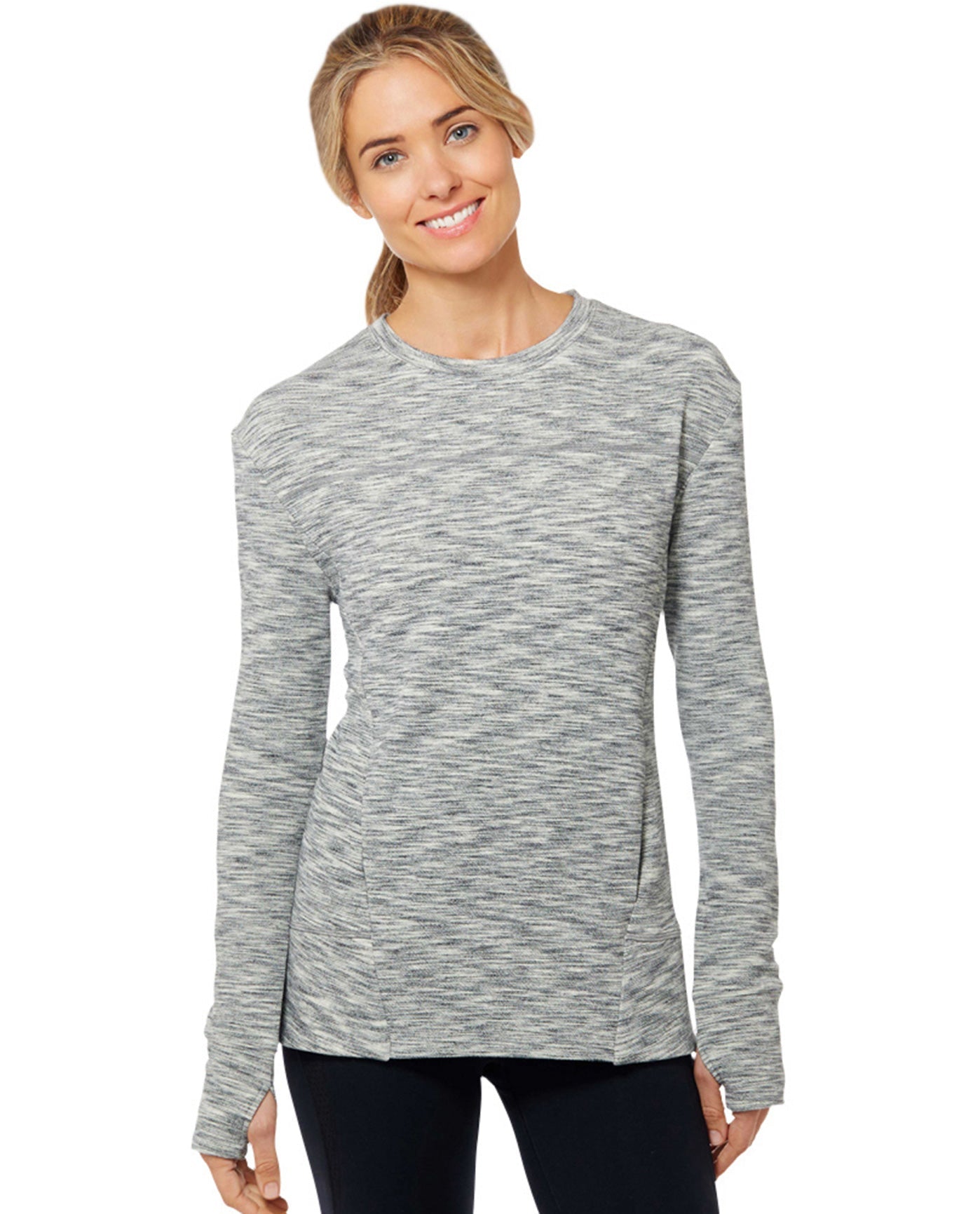 Front View Of Shape Light Grey Odyssey Pullover | SHA Light Grey