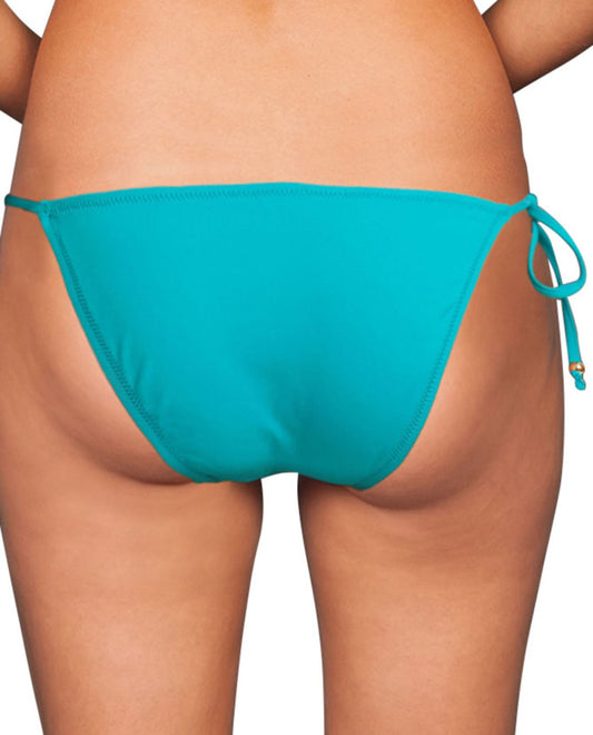 Back View Of Trina Turk Gypsy Turquoise Tie Side Bikini Bottom | TTK TURQUOISE