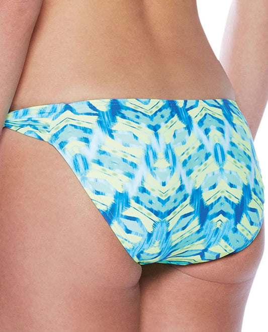 Back View Of Coco Reef Blue Amazon Side Sash Hipster | COR BLUE AMAZON